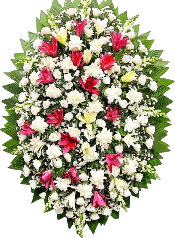 Coroa de flores Edimburgo — código 40189