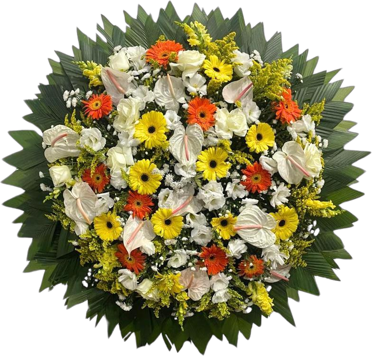 Coroa de flores Turim — código 40180